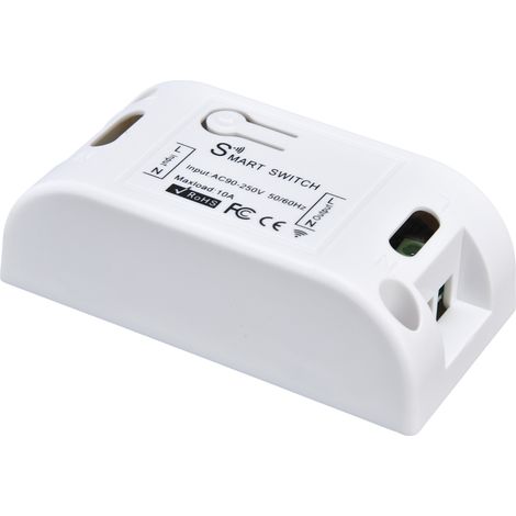 Interrupteur intelligent RF 433 MHz avec télécommande Wi-Fi, minuterie et contrôleur AC90-250V 10A 2200W (1/5)