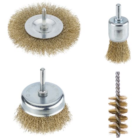 SET SPAZZOLE MISTE set 4 pezzi  - PG