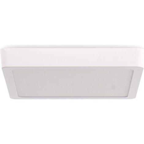 Plafonnier carré Slim Series, 20W, 2000lm, lumière chaude (3000K). Plafonnier d'intérieur IP20. Idéal pour cuisine, chambre, salle de bain. Installation facile, LM5255. (1/5)