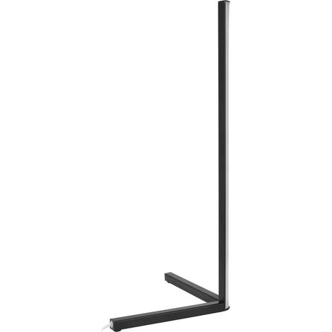 Lampadaire LED à poser, lampe d'angle pour chambre, éclairage d'ambiance, pied noir + version EU 52cm lumière blanche (100-240V) (1/5)