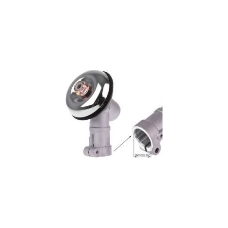 Universelles Winkelgetriebe für Freischneider, 9-Zahn-Rundgetriebekopf für Rasentrimmer/Kettensägen, Rasenmähergetriebe (26 mm) (1/5)