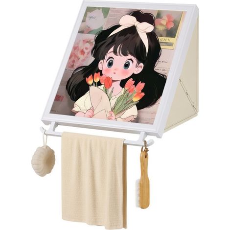 Étagère murale pliable de salle de bain modèle 11 (1/5)