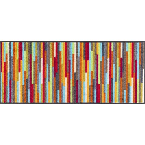 Paillasson, Mikado Stripes 60x140cm, intérieur et extérieur, Lavable (1/5)