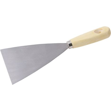 LEVIOR Spatel, Stahl, Holzgriff, 100 mm, 32226.01