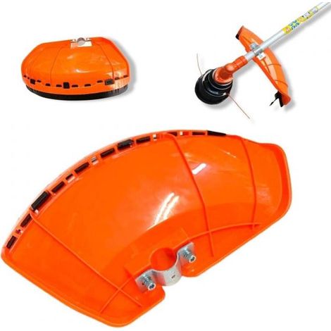 Parasassi Decespugliatore Plastica 38cm Scudo Universale Protezione Tagliaerba