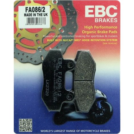 Pastiglie freno EBC FA086/2 (set da 2) (1/2)