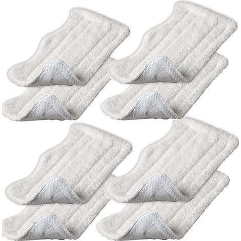 Lot de 6 lingettes de rechange en microfibre pour balais vapeur Shark S3101, S3202, S3250 et S3251 (1/3)