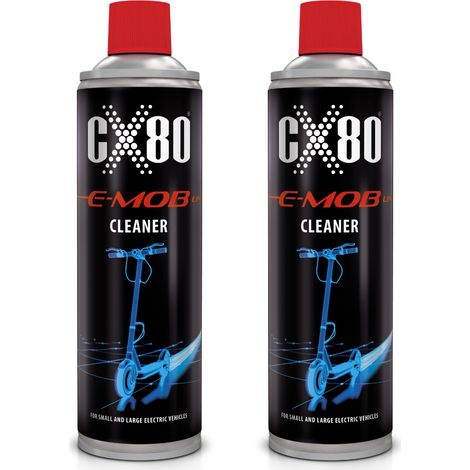 Líquido limpiador para patinetes y bicicletas eléctricas CX80 E-MOB LINE, 500 ml x 2
