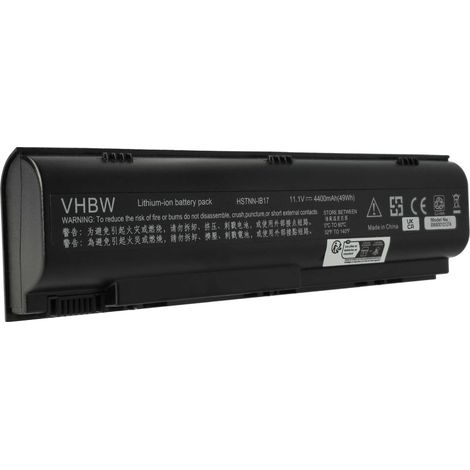 vhbw Akku kompatibel mit HP Compaq Presario M2070EA-PS740EA, M2065EA-PS747EA, M2055EA-PS751EA, M2055AP-PY877PA Notebook (4400 mAh, 10,8 V, Li-Ion) (1/5)