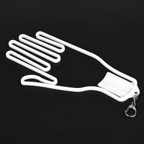 Étireur de Gants de Golf en Plastique - Cadre de Séchage et Rangement DIY (Blanc) (1/4)