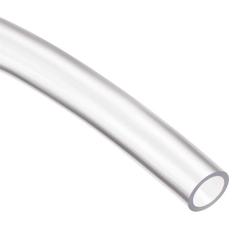 Tuyau flexible en PVC transparent - 8 mm x 10 mm x 5 m - Pour conduite d'eau, huile et air (1/5)