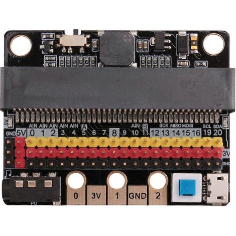 Carte d'extension Micro:bit avec buzzer et connecteurs de sortie (1/5)