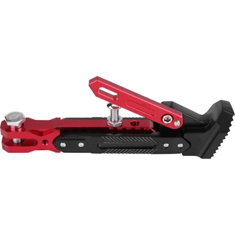 Support latéral universel réglable pour NMAX 155 2015-2016, NMAX 125, repose-pied rouge, béquille latérale ajustable moto scooter. (1/5)
