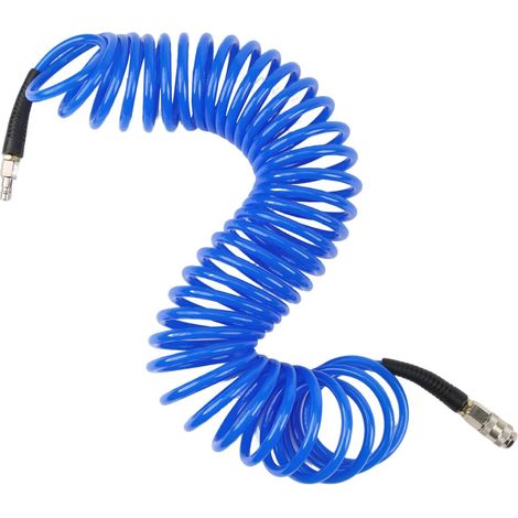 Air Compressor Hose 10 m, Diameter 6 mm x 9.5 mm, Blue (1/5)