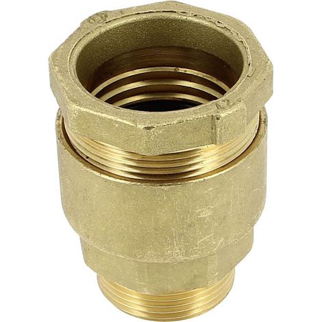 Raccord laiton série Fer à compression Mâle 1"1/4 PE Ø42