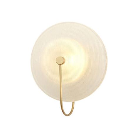 royaluxe-Lampe Murale, Appliques Murales À LED Créatives Post-Modernes en Verre Salle À Manger Salon Applique Murale Simple Chevet Nordique Chambre Allée Appliques À Tête Unique Warm White (1/5)