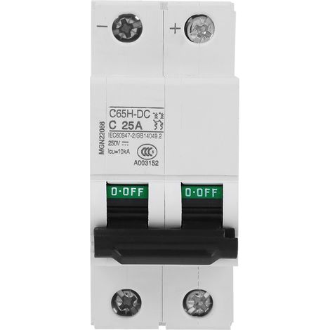 Disjoncteur miniature CC bipolaire C65H-DC