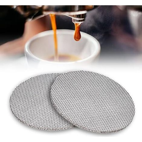 Stück 51-mm-Espressosieb – 1,7 mm (150 μm) Kaffeefilter, wiederverwendbar
