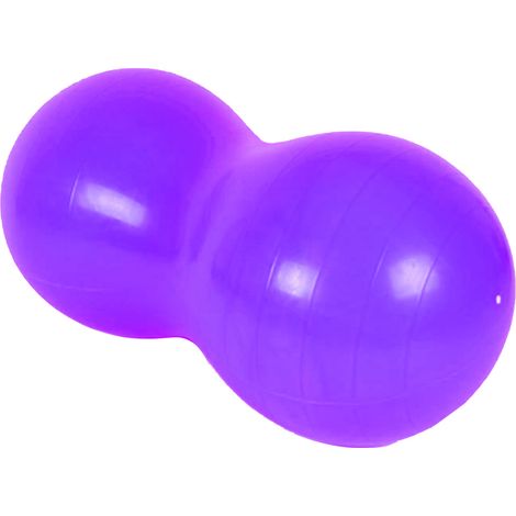 Ballons de gymnastique 50x100cm, forme cacahuète, pour renforcer les muscles abdominaux, perdre du poids, antidérapants, violet, taille L (1/5)