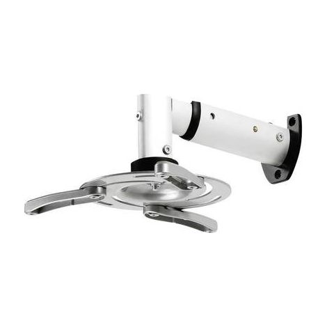 My Wall H16-5L - Supporto a parete per proiettori (35 cm, distanza dal soffitto da 260/335 mm), colore argento (1/4)