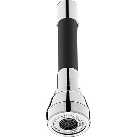 Rallonge de Robinet pour Cuisine, Salle de bain, Tube de Rallonge universel en mousse, appareil anti-éclaboussures, rallonge de robinet universelle, avec flexion libre à 360°,20cm noir (1/4)