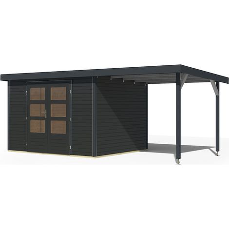 GH Jupiter 5 C anthrazit anthr 302x242x211cm m.Anbaudach 2,35