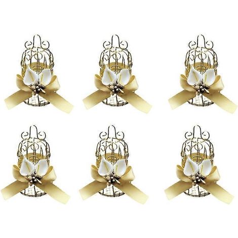 Élégante boîte à bonbons européenne pour mariages et fêtes, coffret cadeau en fer ajouré (1/5)
