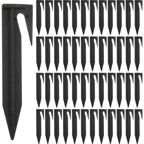 Lot de 200 Piquets De Fixation Pour Câbles Périphériques, Piquet Fil Robot Tondeuse, Accessoires Pour Tondeuses à Gazon Robot, Crochet Pour Robot Tondeuse, Câble De Délimitation… (1/5)