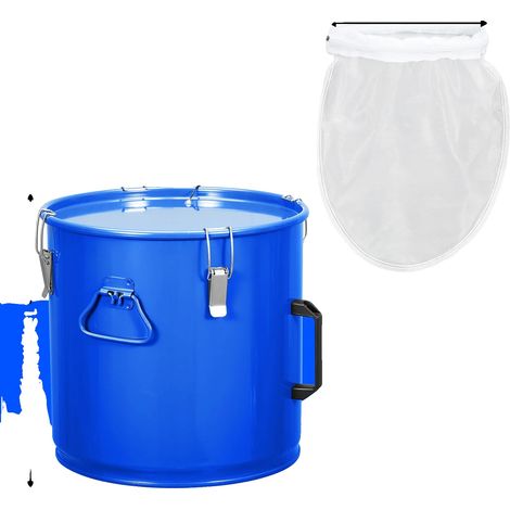 Contenitore per smaltimento olio, struttura robusta, coperchio a tenuta stagna, 30 litri (1/2)