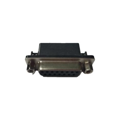 Connecteur Sub-D Mâle RS PRO 15 voies Montage panneau Angle droit ( Prix pour 1 )