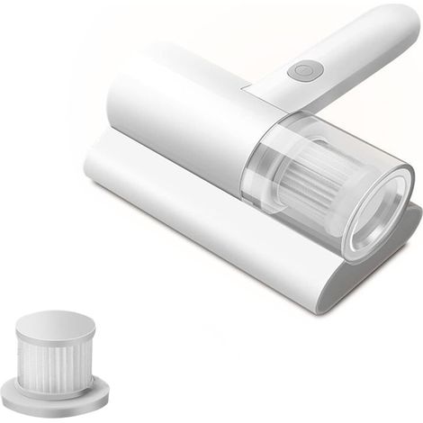 Aspiradora UV recargable por USB, 10 kPa, elimina ácaros, gran succión para camas y edredones, desinfección con acaricidas y polvo para sofá cama. (1/5)