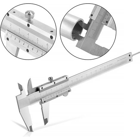 STAHLWERK Calibro 0-150 mm DIN 862 in acciaio al carbonio temprato