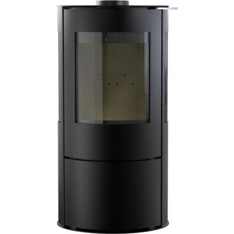 Poêle à bois 7kw noir - Supra - CELESTE (1/4)