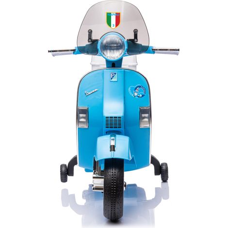 Moto Eléctrica Scooter para Niños LT960 Vespa PX150 Full Napoli con Baúl  Color: Azul