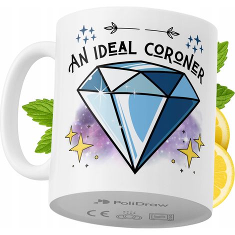 Taza para forense. Divertida taza de café o té con diseño de texto humorístico. Taza para cumpleaños, santos, días festivos. Taza premium para ocasiones especiales en casa, oficina, trabajo. Color bla (1/5)