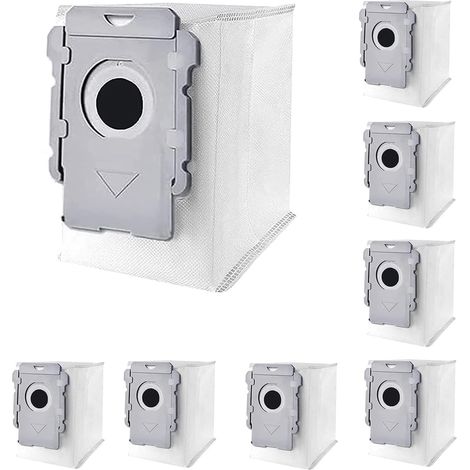 Sollbry 8er-Pack Ersatz-Staubsaugerbeutel für die Staubsaugerbasis mit automatischer Schmutzentsorgung, Müllbeutel (8er-Pack) (1/4)