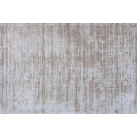 Handgewebter Viskoseteppich Used 90 x 150 cm - Ivory (1/5)