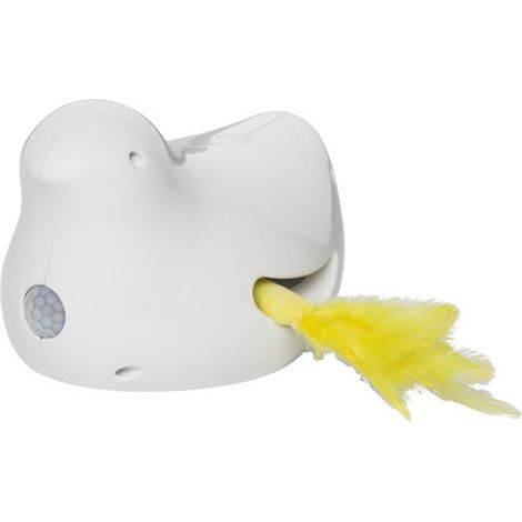 Jeu électronique Peek a Bird à détecteur de mouvement avec plume mobile pour chats (1/2)