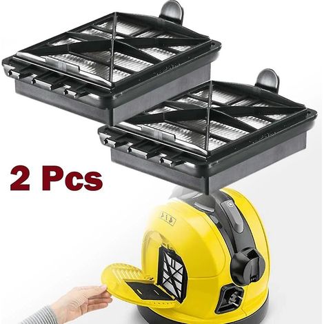 Lot de 2 filtres compatibles avec les aspirateurs robots Karcher VC 6, VC 6100, VC 6200, VC 6300 et VC 6.414-805.0 (accessoires 29165)-AquaForge