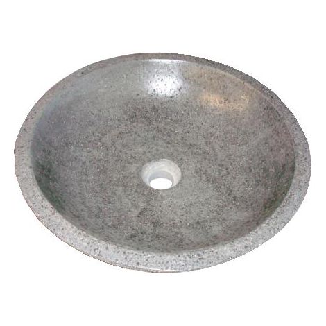 ONDEE - Cuenco para colocar PETRA - Gris - 44cm - Terrazzo - Sin rebosadero