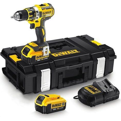 Dewalt – Perceuse-visseuse sans fil 18V 4.0Ah Li-Ion – Moteur sans charbon – 2 vitesses – Mandrin 13 mm tout métal – DCD790M2 — vue 4
