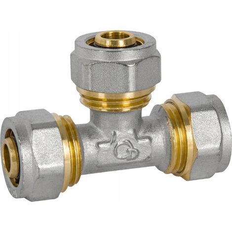 TÉ PEX TRENZADO 20X16X20 MM DIAMANTE (1/2)
