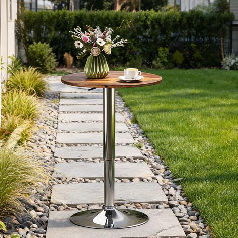 Table de bar réglable de 67 à 93 cm 60 x 60 x 93 cm (1/5)