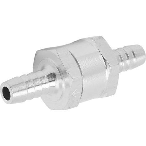 Clapet anti-retour en aluminium, universel pour carburant, essence, huile, diesel, eau, 8 mm/0,32 pouce (1/5)