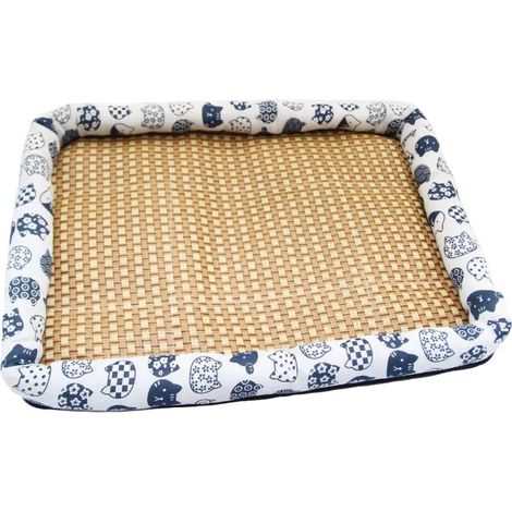 Tappetino rinfrescante, resistente all'umidità, facile da pulire, Gatto Bianco, L-60x45cm (1/2)