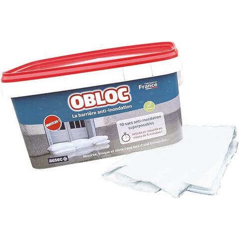 Kit 10 sacs inondation 60x40 OBLOC