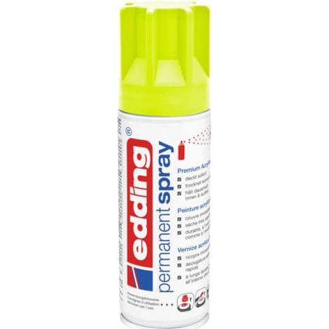 edding 5200 Permanent Spray Premium Acrylic Paint neongelb Lackspray