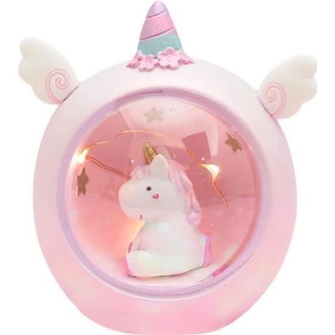 (rose) Licorne - Dessin animé - Résine - Enfants Cadeaux Jouets Fille Enfant (1/4)