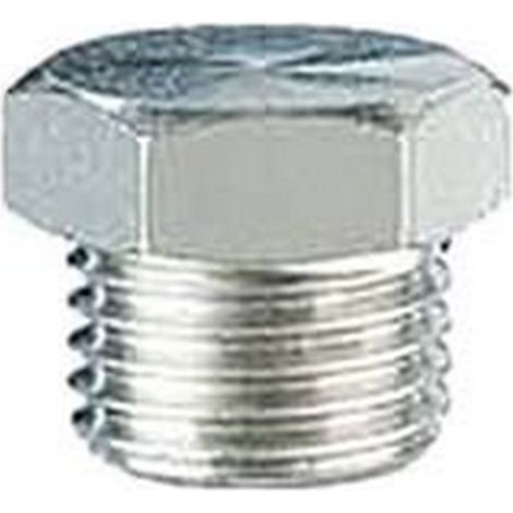 10PZ TAPPO FILETTATO MASCHIO - 1/4"M art.33/T