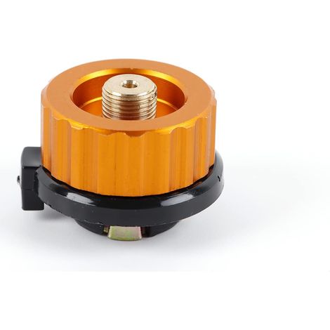 Adaptateur de réservoir de carburant de camping en plein air pour réchaud de camping/randonnée, adaptateur de gaz butane (connecteur de poêle) (1/5)
